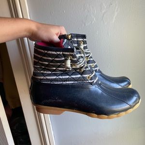 Sperry 9.5 Navy Duck Boots